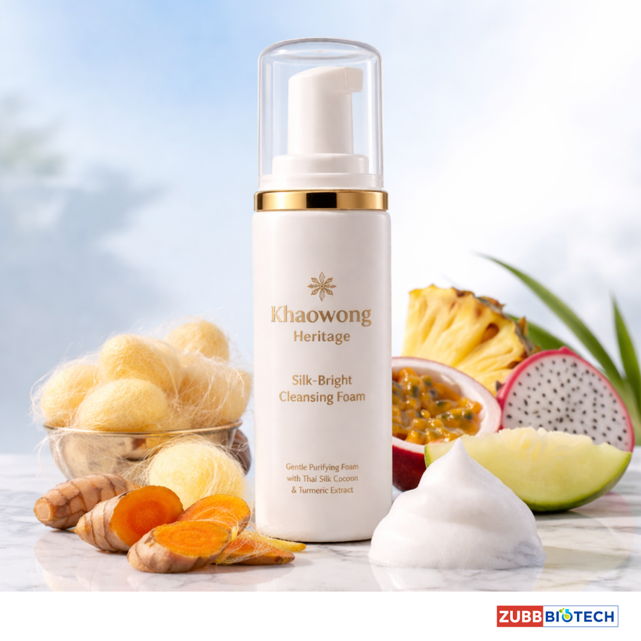 1HE5NIZpxUkGRZ3RQ0KHg8Rf5lmzUGjCr=w1280 Khaowong Heritage Silk-Bright Cleansing Foam - Image 1