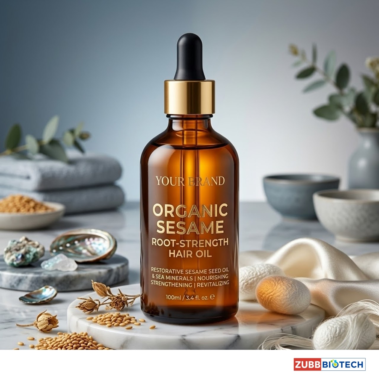 1PoDW4gZu7NVFl4zckW77FTgWK_dR6fs-=w1280 Organic Sesame Root-Strength Hair Oil - Image 1