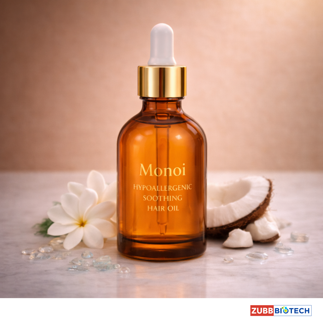 1hZ7TJtupFmzkknPHpaibdyvLkg5YJrtF=w1280 Monoi Hypoallergenic Soothing Hair Oil - Image 1