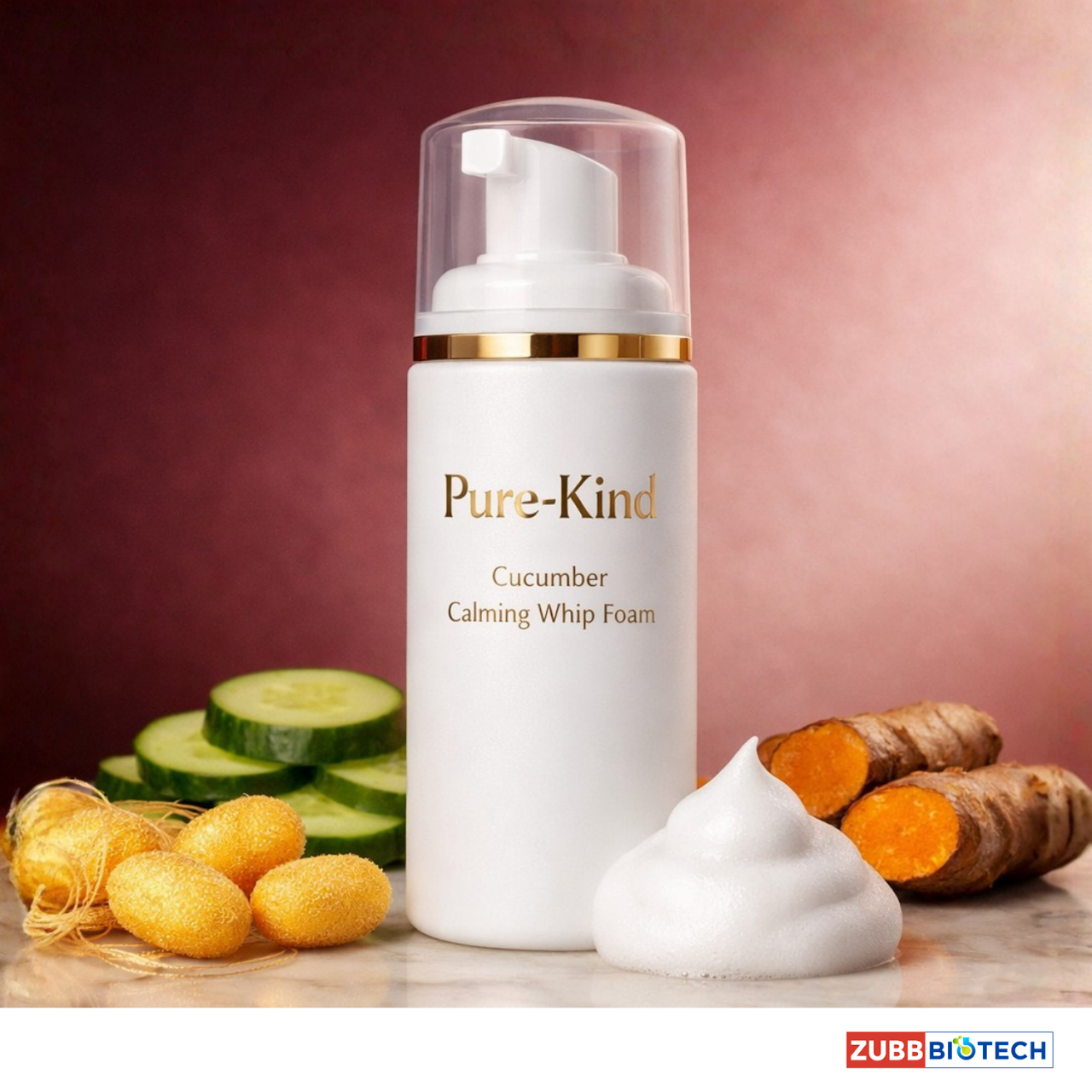 1iVIljoI2p5SYlMhoNFRV5l9yW2qyvk2V=w1280 Pure-Kind Cucumber Calming Whip Foam - Image 1