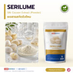 ผงสารสกัดรังไหม อุดมโปรตีนเซริซินและกรดอะมิโนจากไหม (Silk Cocoon Extract)