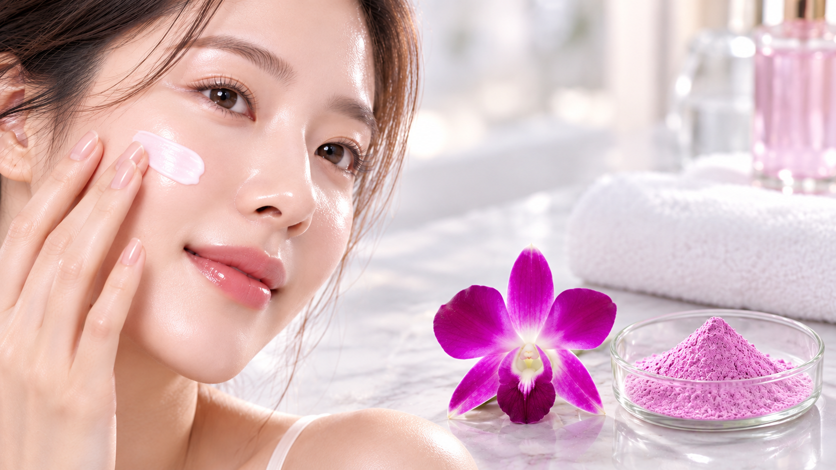 DENDROLUME สารสกัดดอกกล้วยไม้ชนิดผง อุดมพอลิแซ็กคาไรด์และแอนโทไซยานิน (Dendrobium Flower Extract Powder)