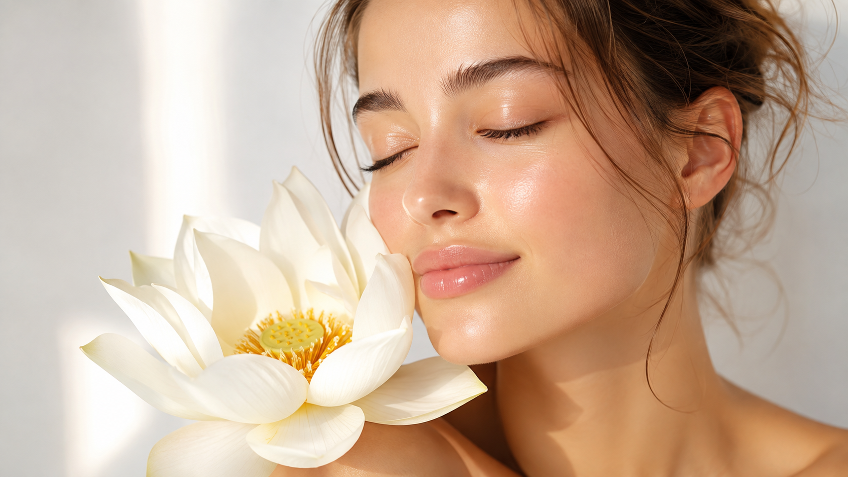 สารสกัดดอกบัวขาวชนิดน้ำ อุดมโพลีฟีนอล (White Lotus Extract)