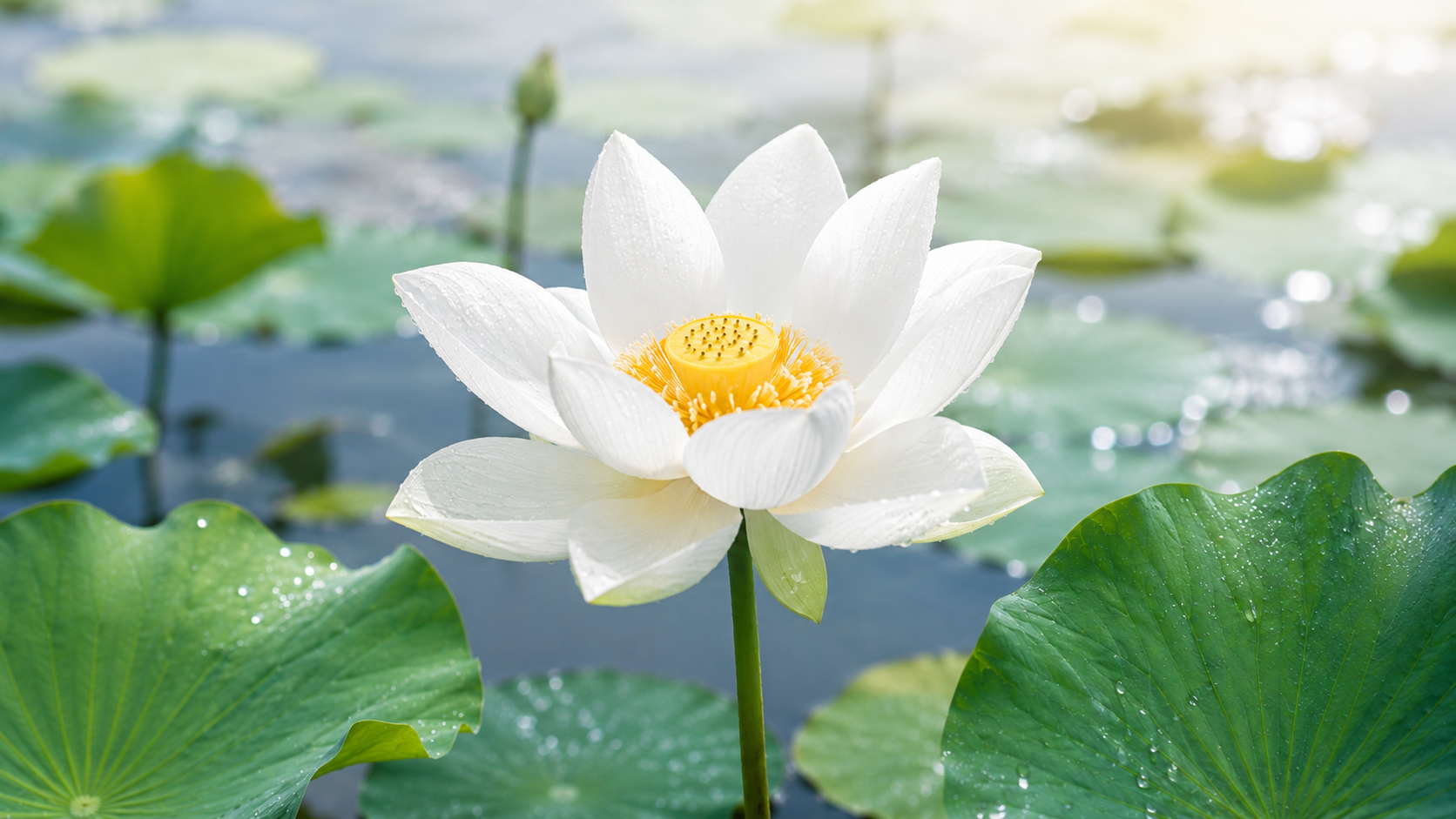 สารสกัดดอกบัวขาวชนิดน้ำ อุดมโพลีฟีนอล (White Lotus Extract)
