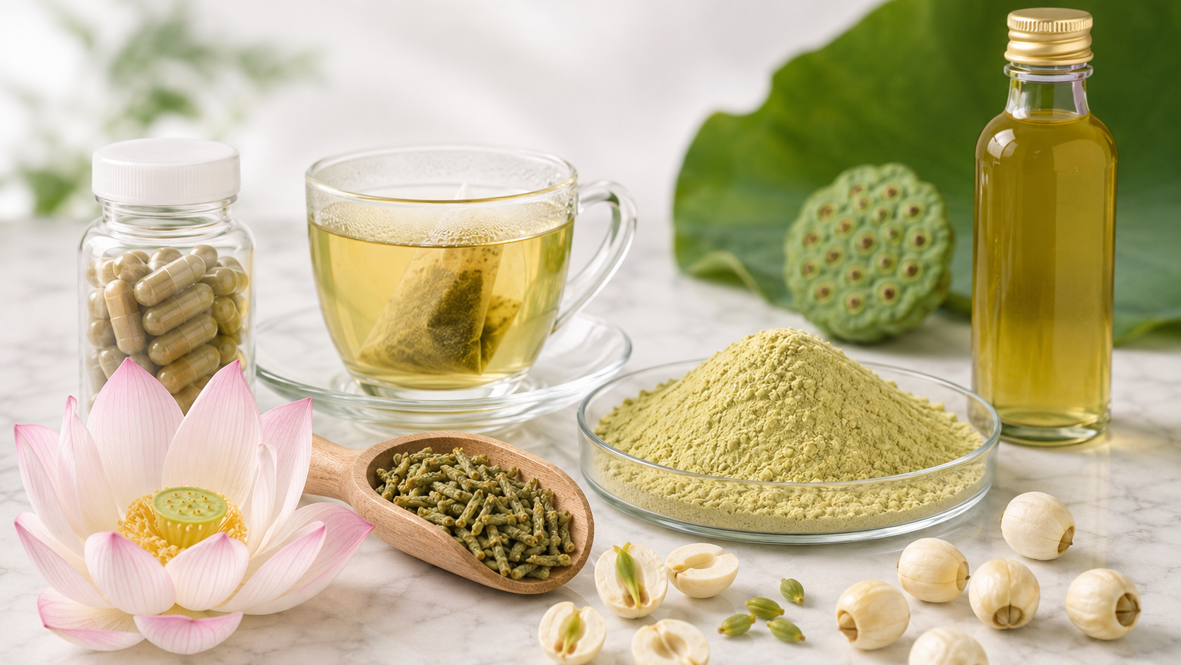 ดีบัวอบแห้ง เครื่องยาไทยรสขม อุดมอัลคาลอยด์ (Lotus Plumule / Nelumbo nucifera Embryo) ดีบัวอบแห้ง เครื่องยาไทยรสขม อุดมอัลคาลอยด์ (Lotus Plumule / Nelumbo nucifera Embryo)