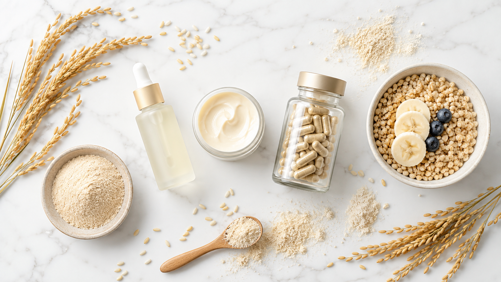 ผงรำข้าวบดละเอียด อุดมแกมมา-โอรีซานอลและวิตามินอี (Rice Bran Powder) ผงรำข้าวบดละเอียด อุดมแกมมา-โอรีซานอลและวิตามินอี (Rice Bran Powder)
