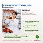 น้ำมันเห็ดหลินจือ อุดมเบต้ากลูแคนและพอลิแซ็กคาไรด์ (Reishi Oil / Ganoderma lucidum, β-Glucan NLT 20%)