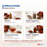 ผงสารสกัดเห็ดหลินจือ อุดมกาโนเดอริกแอซิดและเบต้ากลูแคน (Reishi Extract)