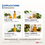 น้ำมันพริกไทยดำ พิเพอรีนมาตรฐาน 95% (Black Pepper Oil)