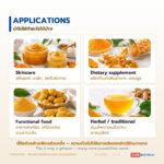 แป้งขมิ้นแท้ วัตถุดิบขมิ้นชันอเนกประสงค์ (Turmeric Flour / Curcuma longa)