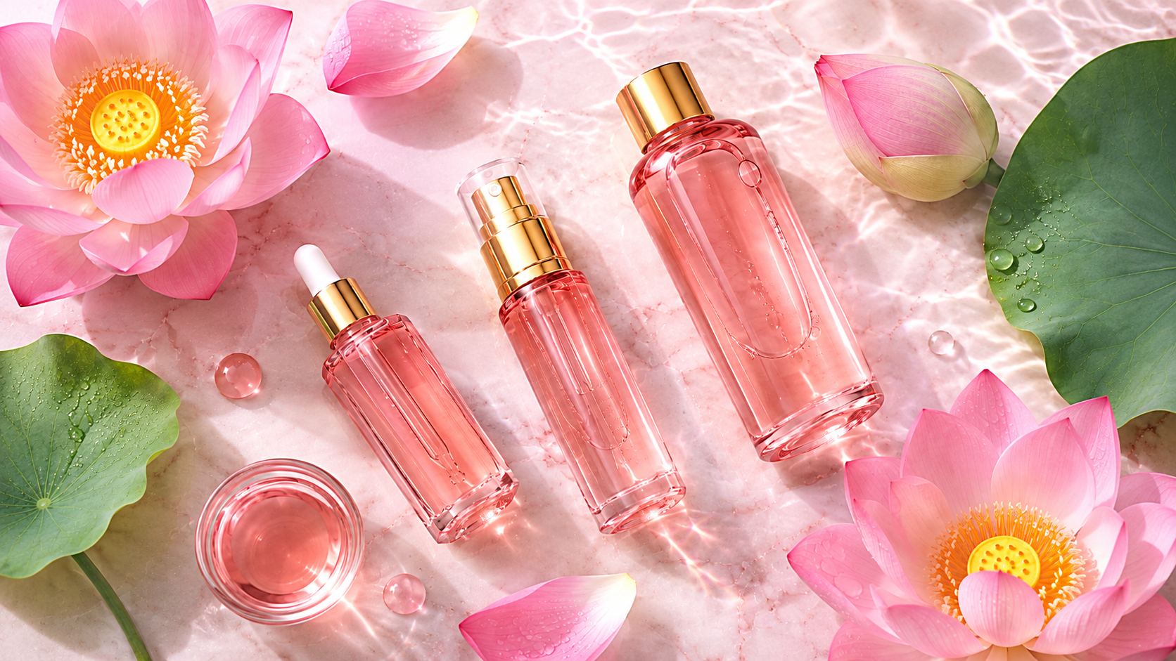 น้ำมันบัวชมพู อุดมแอนโทไซยานิน (Pink Lotus Oil / Nelumbo Flower Oil, Anthocyanins NLT 3%) น้ำมันบัวชมพู อุดมแอนโทไซยานิน (Pink Lotus Oil / Nelumbo Flower Oil, Anthocyanins NLT 3%)