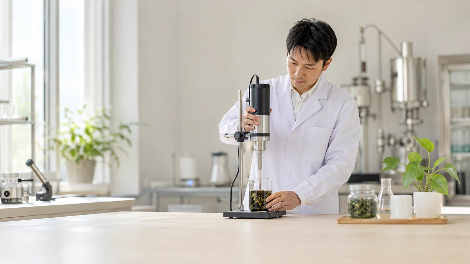 บริการสกัดด้วยคลื่นอัลตราโซนิก (Ultrasonic-Assisted Extraction Service)